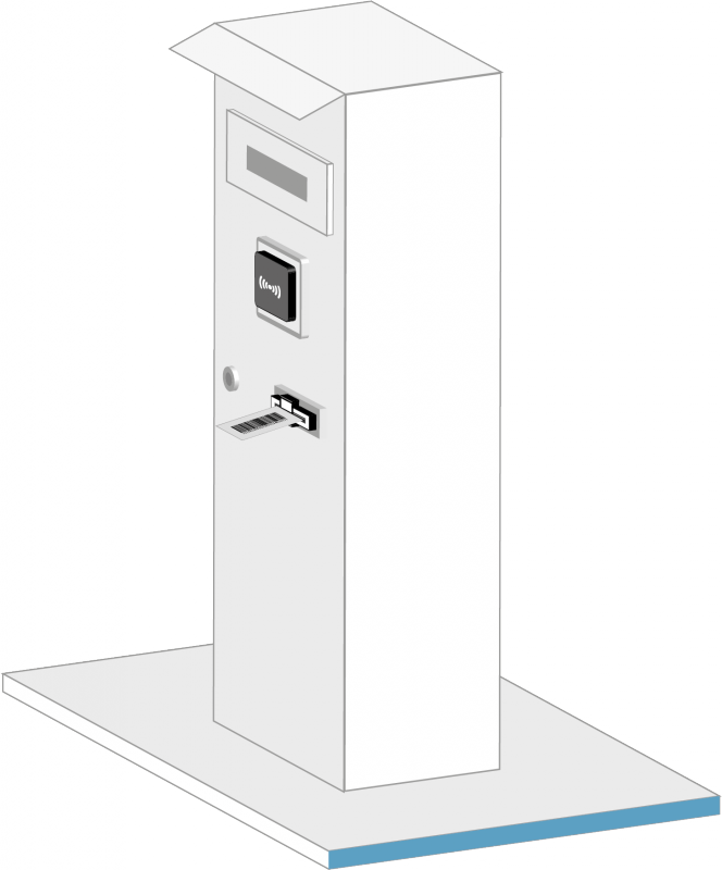 Borne entrée