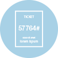 Ticket code numérique