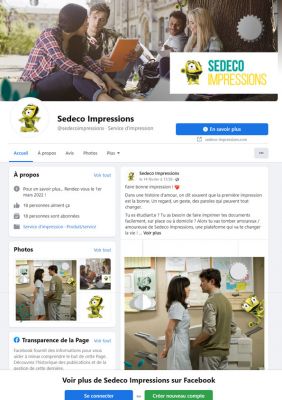 SEDECO Impressions a désormais sa page Facebook et Instagram !