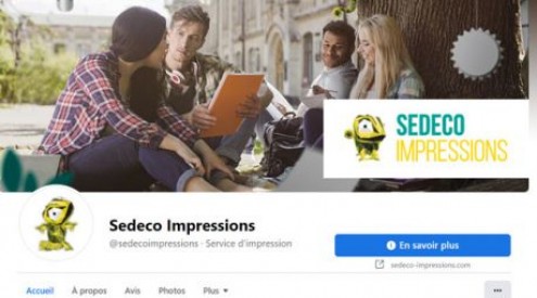 SEDECO Impressions a désormais sa page Facebook et Instagram !